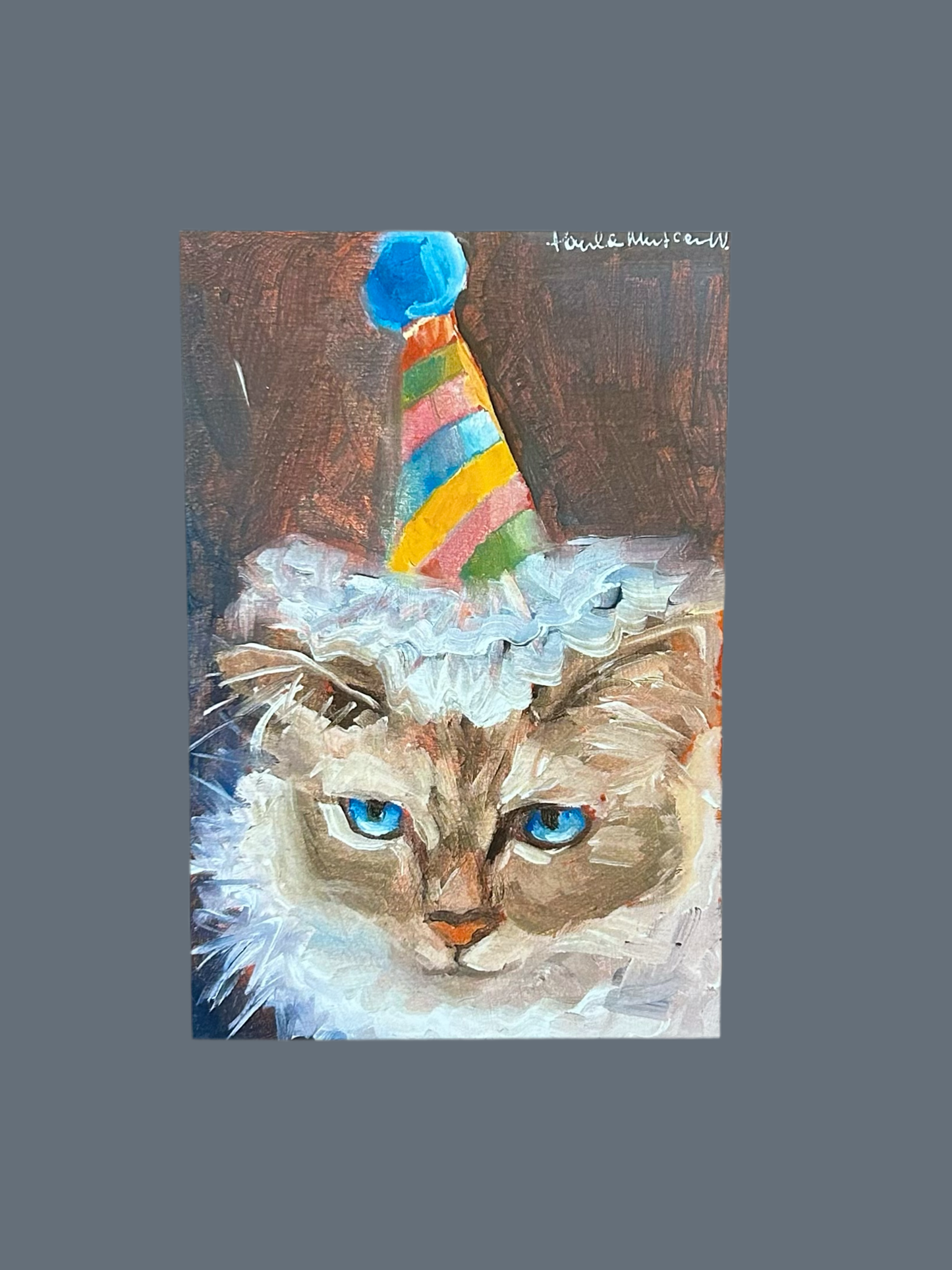 Party cat, print