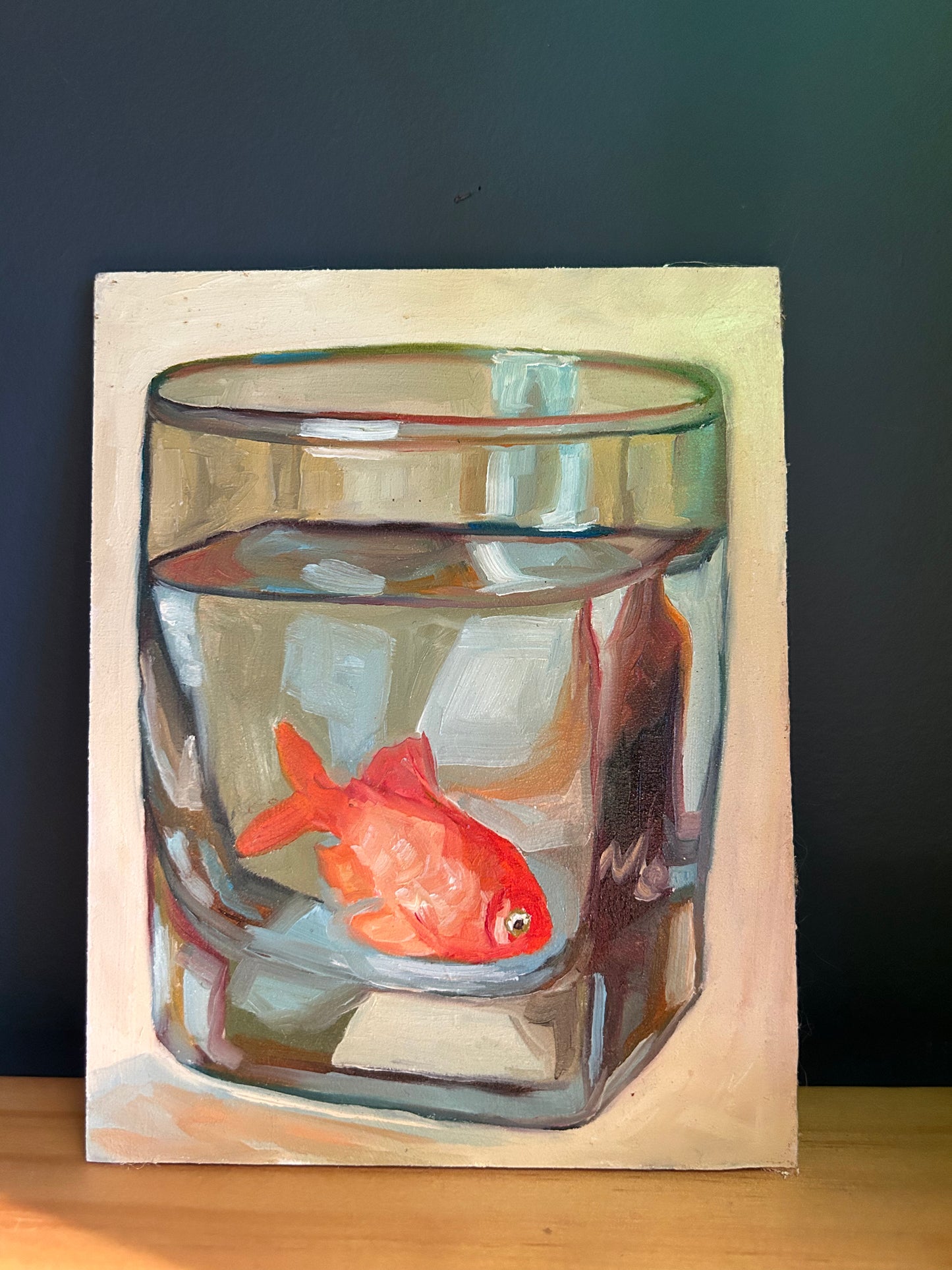 Fish in a glass