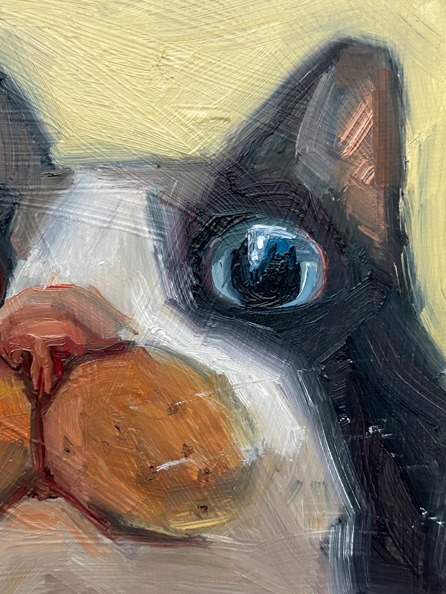 Heavy breathing, oil