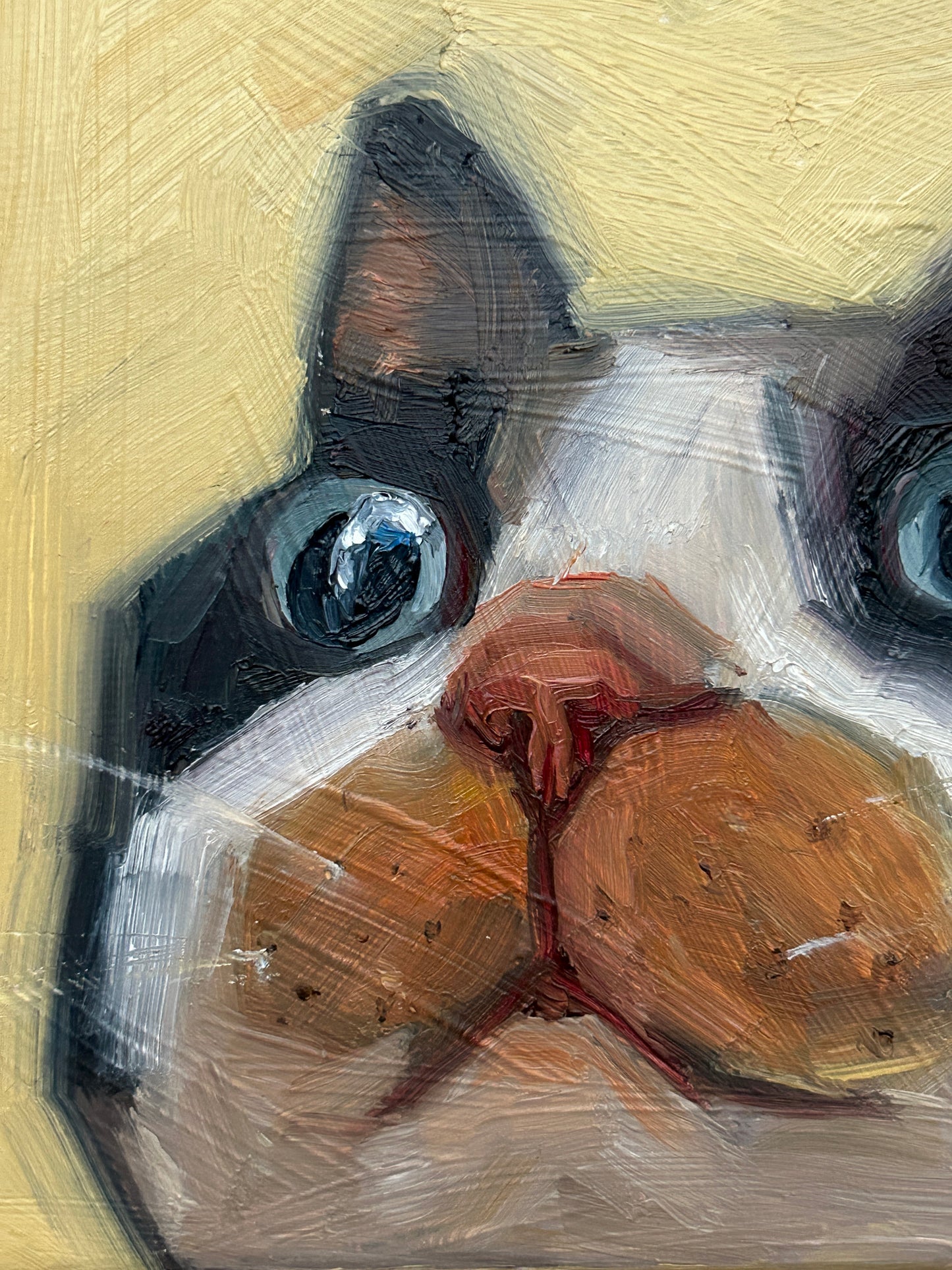 Heavy breathing, oil