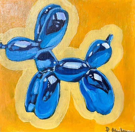Shiny balloon dog