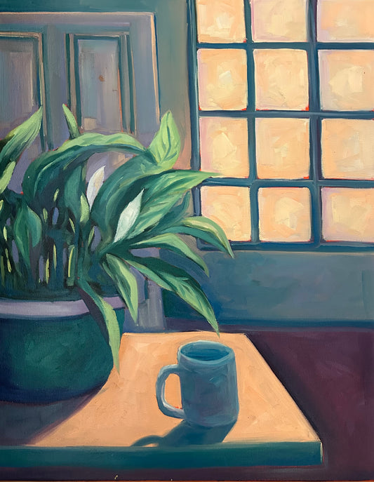 Coffee in morning light
